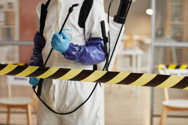 Professional Sewage Cleanup technician working in Fullerton, PA